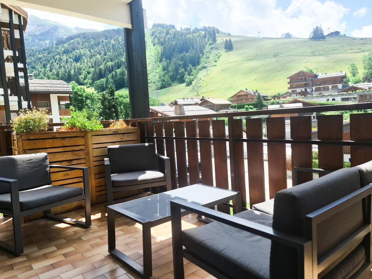 Appt Les Granges - Vue Montagne Et Village, Centre La Clusaz - Aravistour Exteriör bild